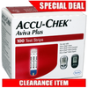 ACCU-CHEK Aviva Plus 100 Test Strips [Clearance Pricing]