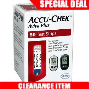 ACCU-CHEK Aviva Plus 50 Test Strips [Clearance Pricing]