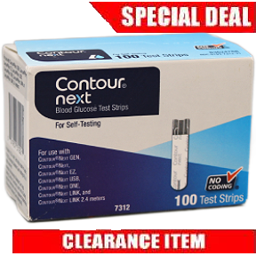 Bayer Contour Next 100 Test Strips [Clearance Pricing]