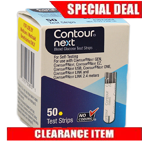 Bayer Contour Next 50 count  (7308/7309) Test Strips [CLEARANCE PRICING]