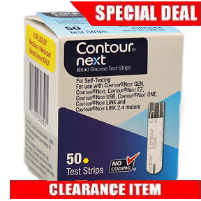 Bayer Contour NEXT EZ Glucose Meter & 50 Test Strips