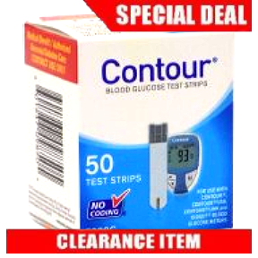 Bayer Contour 7098C 50 Test Strips - CLEARANCE