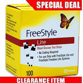 FreeStyle Lite 100 Test Strips [Clearance Pricing]
