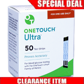 OneTouch Ultra Blue 50 Mail Order Test Strips [Clearance Pricing]