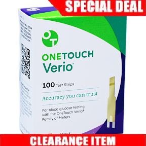 OneTouch Verio 100 Test Strips [Clearance Pricing]