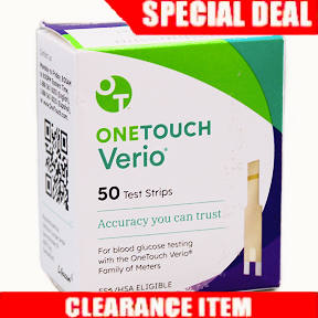 OneTouch Verio 50 Test Strips [Clearance Pricing]