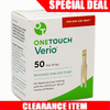 OneTouch Verio 50 Test Strips DME Clearance