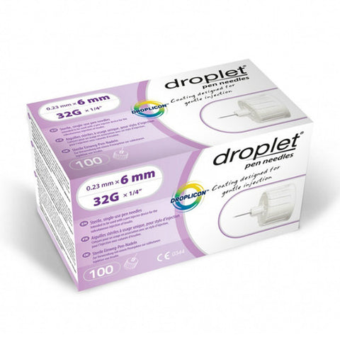 6mm 32g Pen Needles 100ct Brands May Vary