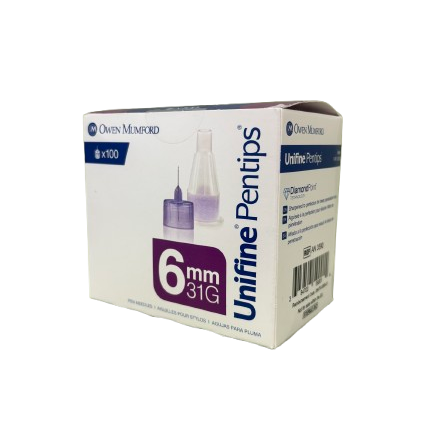 6mm 31g Pen Needles 100ct Brands May Vary