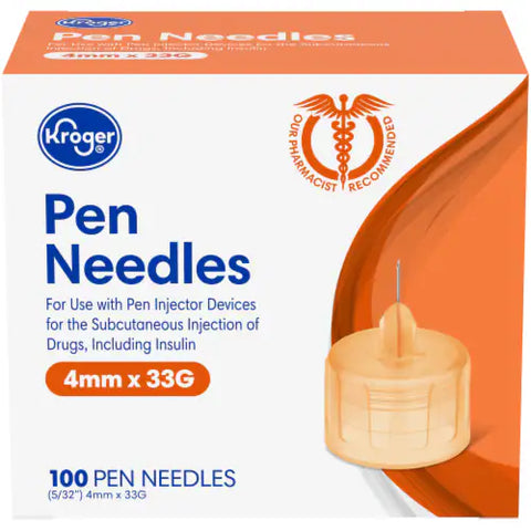 4mm 33g Pen Needles Brands May Vary