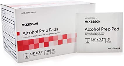 200ct Alcohol Pads Brand May Vary